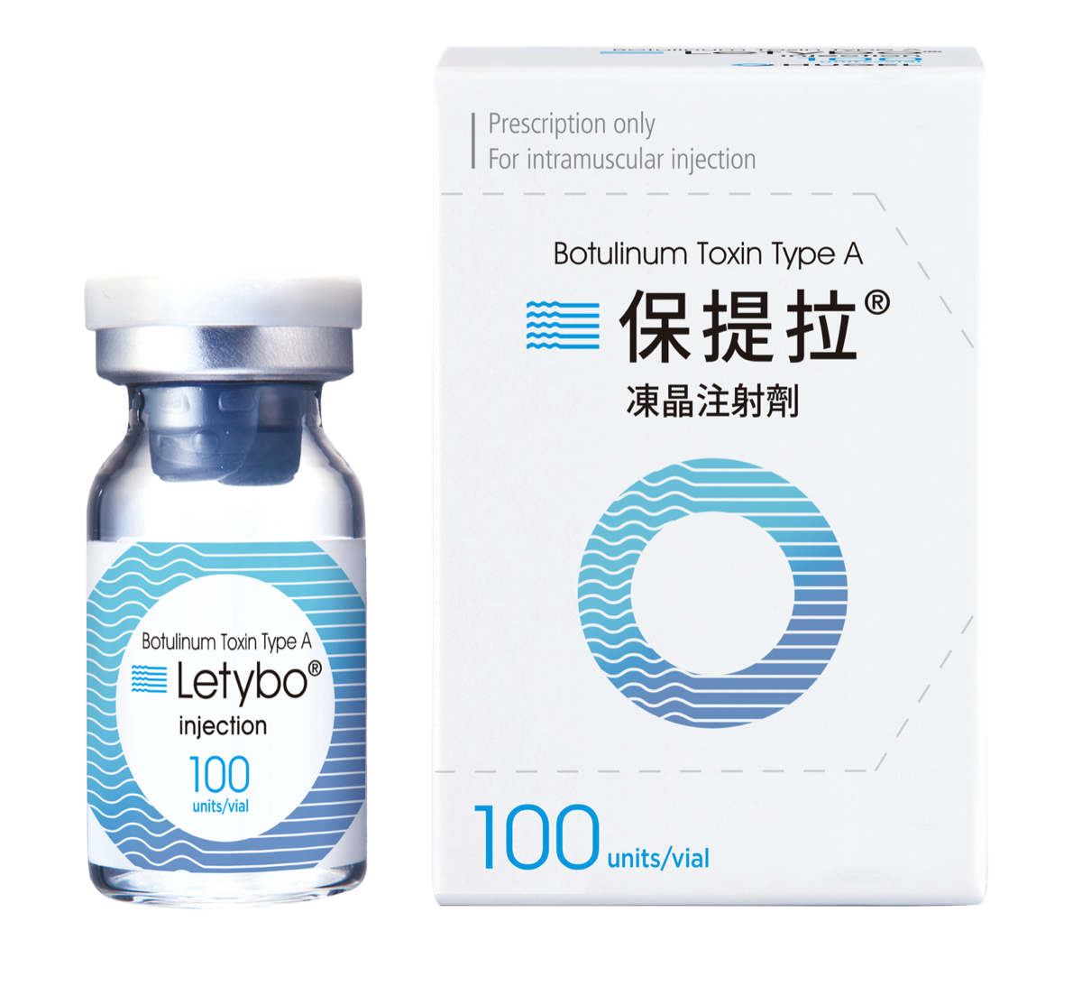 保提拉 Letybo 100U 凍晶注射劑(衛部菌疫輸字第001095號)