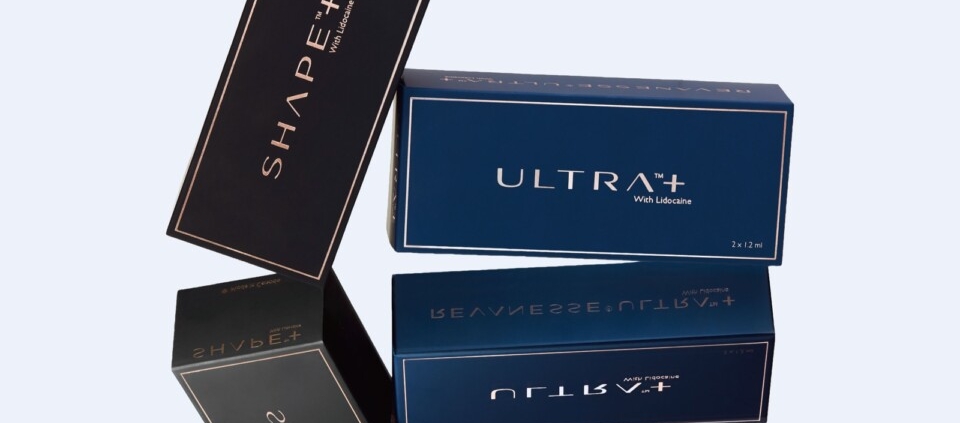 星球針 REVANESSE Shape+ 與 Ultra+ 產品合照 玻尿酸